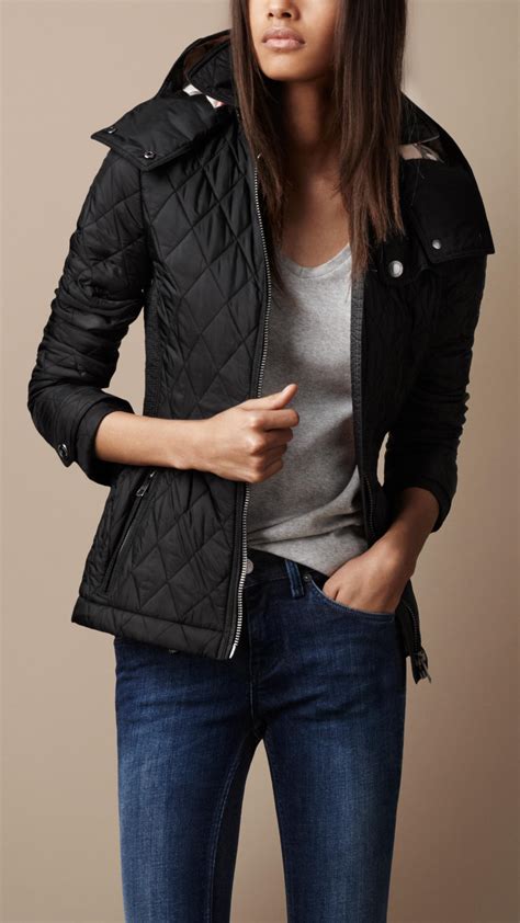 burberry quilted jacket medium